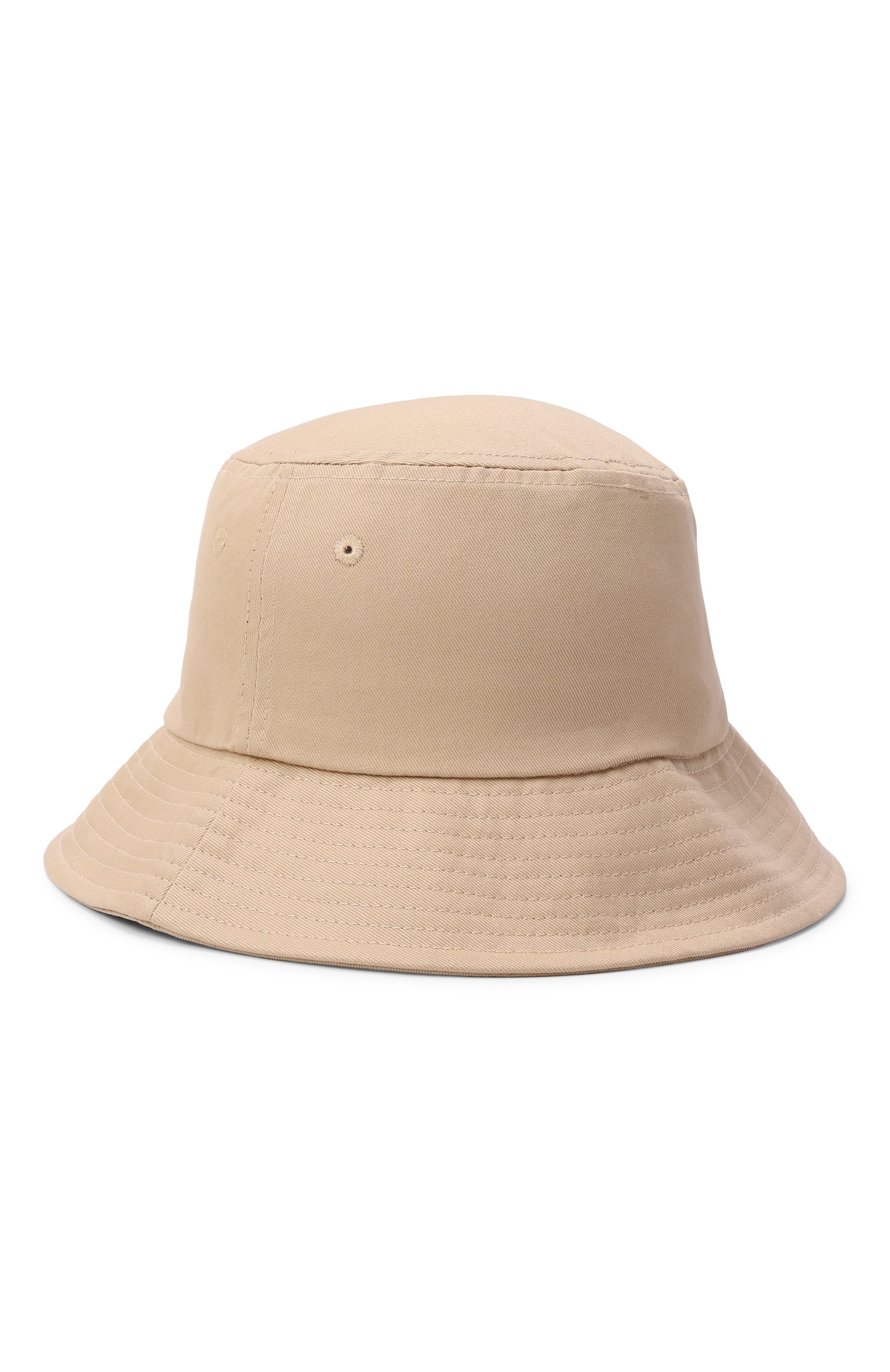 Хлопковая панама MSGM KIDS бежевого цвета по цене 5995 руб., арт. S6MSJUCT133, фото 2 Хлопковая панама MSGM KIDS, арт. S6MSJUCT133, фото 2