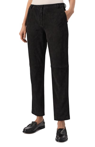 Замшевые брюки 12 STOREEZ, арт. 127841, фото 3