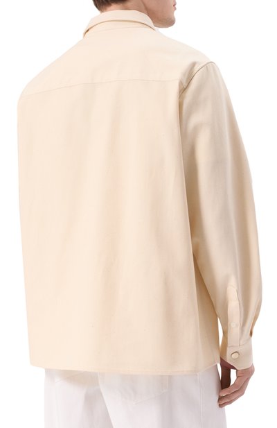 Хлопковая рубашка DARKPARK кремового цвета по цене 78950 руб., арт. MSH09/FAC84, фото 4 Хлопковая рубашка DARKPARK, арт. MSH09/FAC84, фото 4