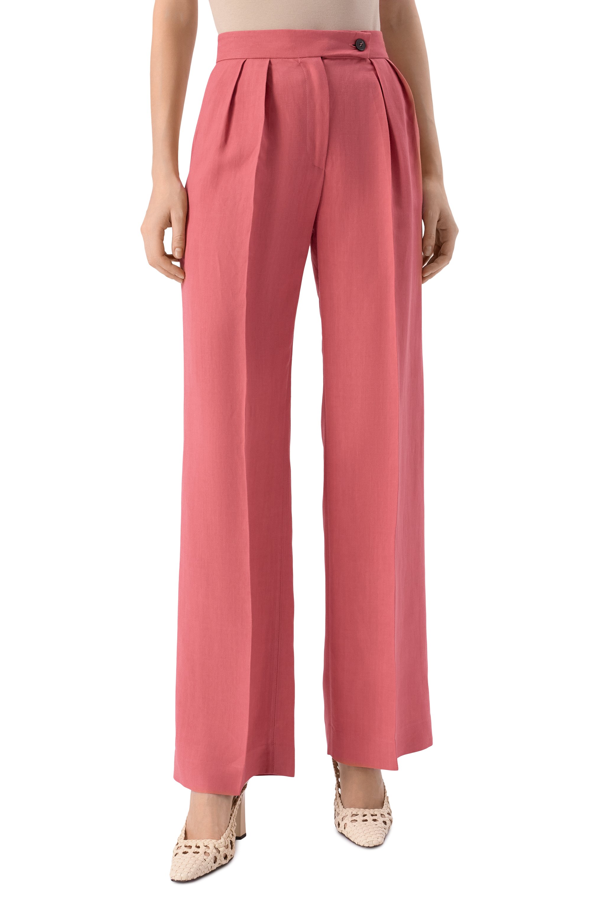 Брюки из вискозы и льна ANTONELLI FIRENZE, арт. L8471N/935, фото 3