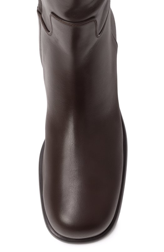 Кожаные сапоги Avenue 25 Sergio Rossi B15630/MMVN13 Коричневый  B15630/MMVN13 Фото 6