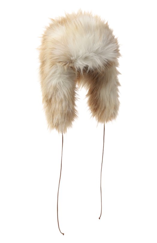 Шапка-ушанка из экомеха Flashin FF25HBUS Бежевый FF25HBUS