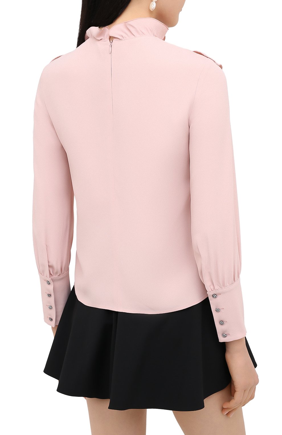 Блузка REDVALENTINO розового цвета по цене 32300 руб., арт. UR0ABE75/0F1, фото 4 Блузка REDVALENTINO, арт. UR0ABE75/0F1, фото 4