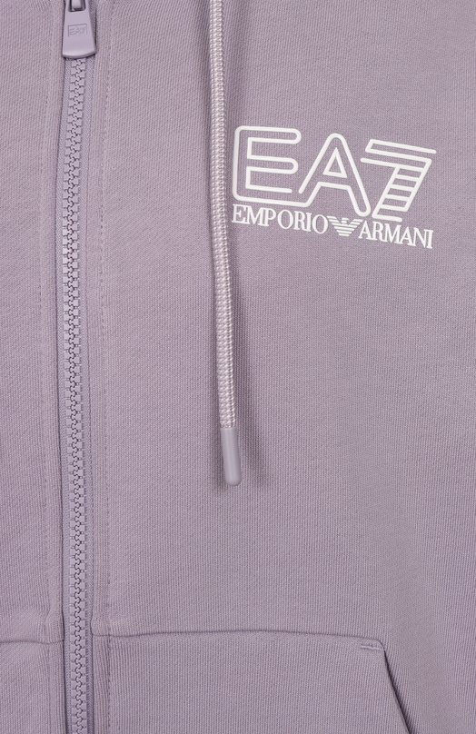 Хлопковый костюм EA7 7W000110/AF12473 Сиреневый  7W000110/AF12473 Фото 7