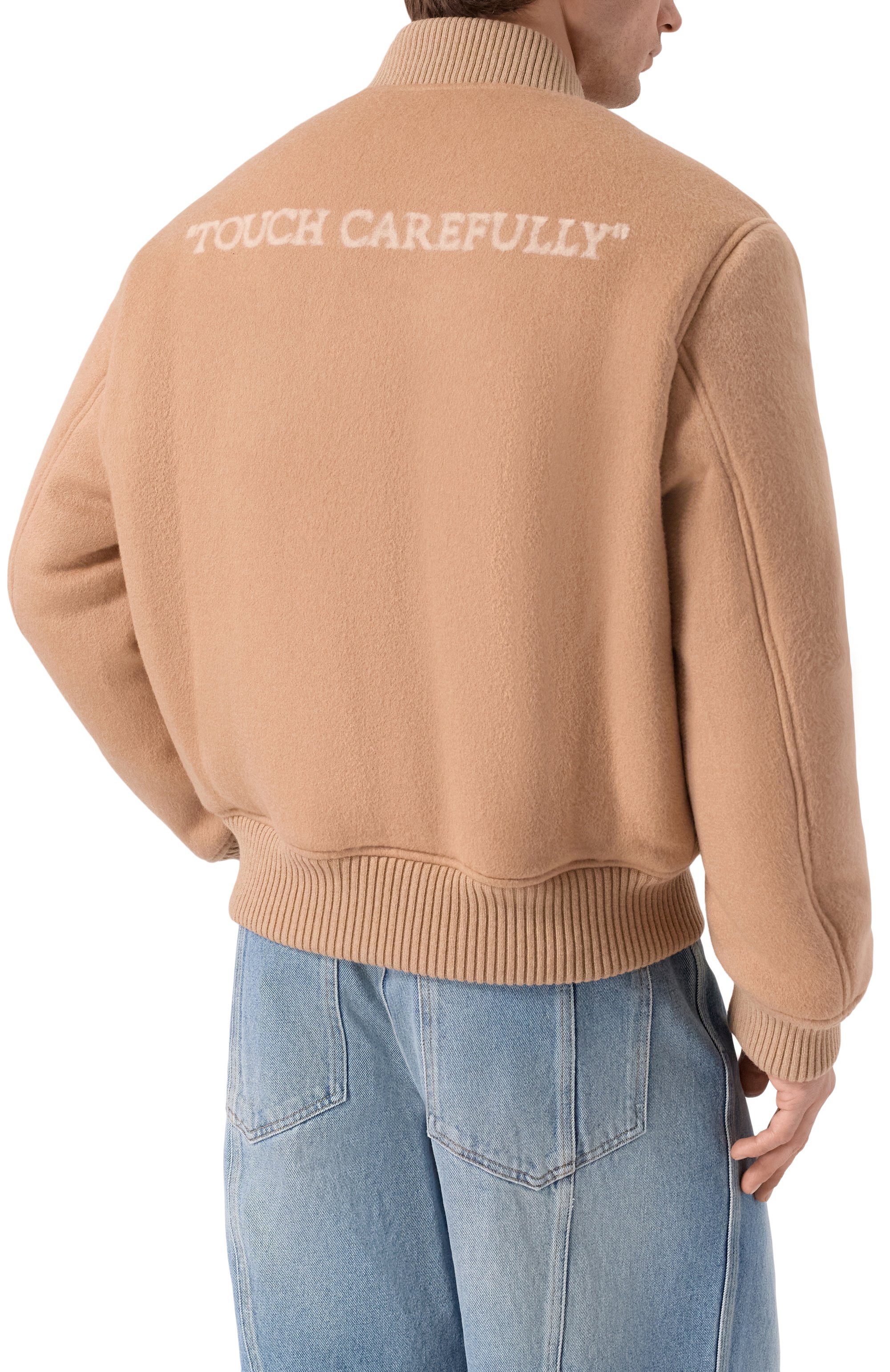 Кашемировый бомбер OFF-WHITE, арт. 0MEH05JF25FAB001, фото 4