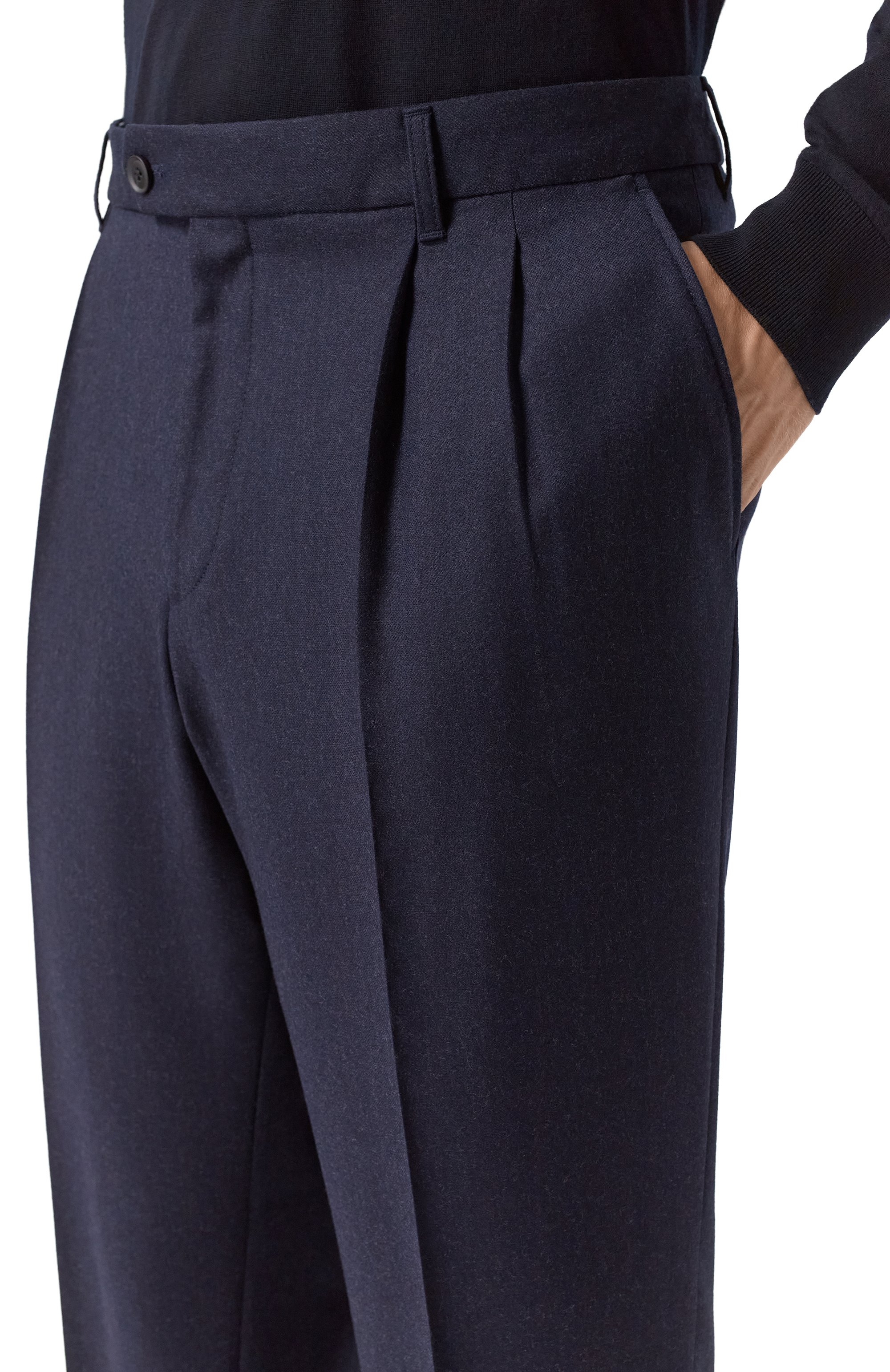 Шерстяные брюки BOSS, арт. 50556700, фото 5