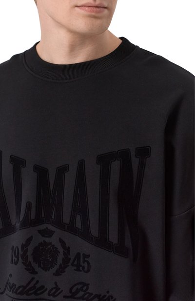 Хлопковый свитшот BALMAIN, арт. GH1JS191/GF46, фото 5