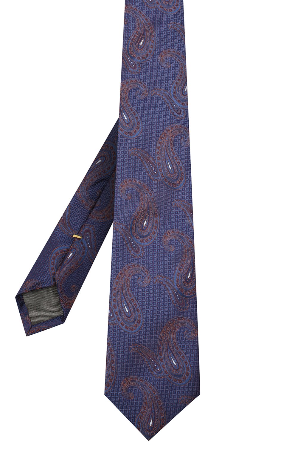 Шелковый галстук CANALI синего цвета по цене 10550 руб., арт. 18/HJ02878, фото 2 Шелковый галстук CANALI, арт. 18/HJ02878, фото 2