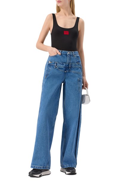 Джинсы RED SEPTEMBER синего цвета по цене 26250 руб., арт. 924.02.DNM11.41, фото 2 Джинсы RED SEPTEMBER, арт. 924.02.DNM11.41, фото 2