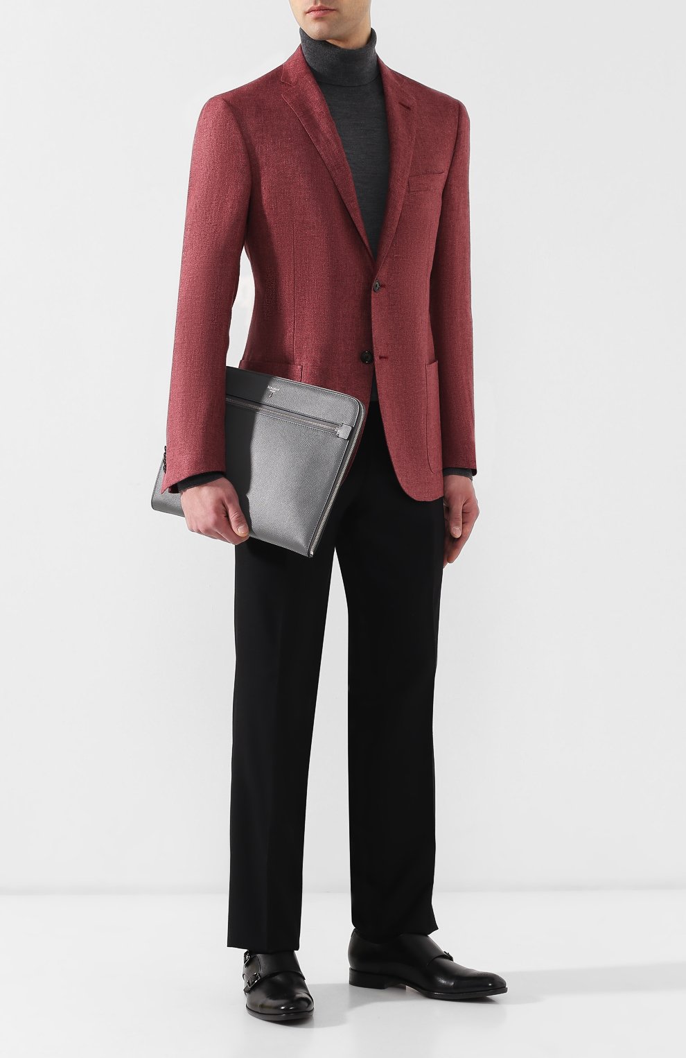 Кожаная папка для бумаг evoluzione на молнии SERAPIAN, арт. SEV0EMLL5940M35E, фото 2