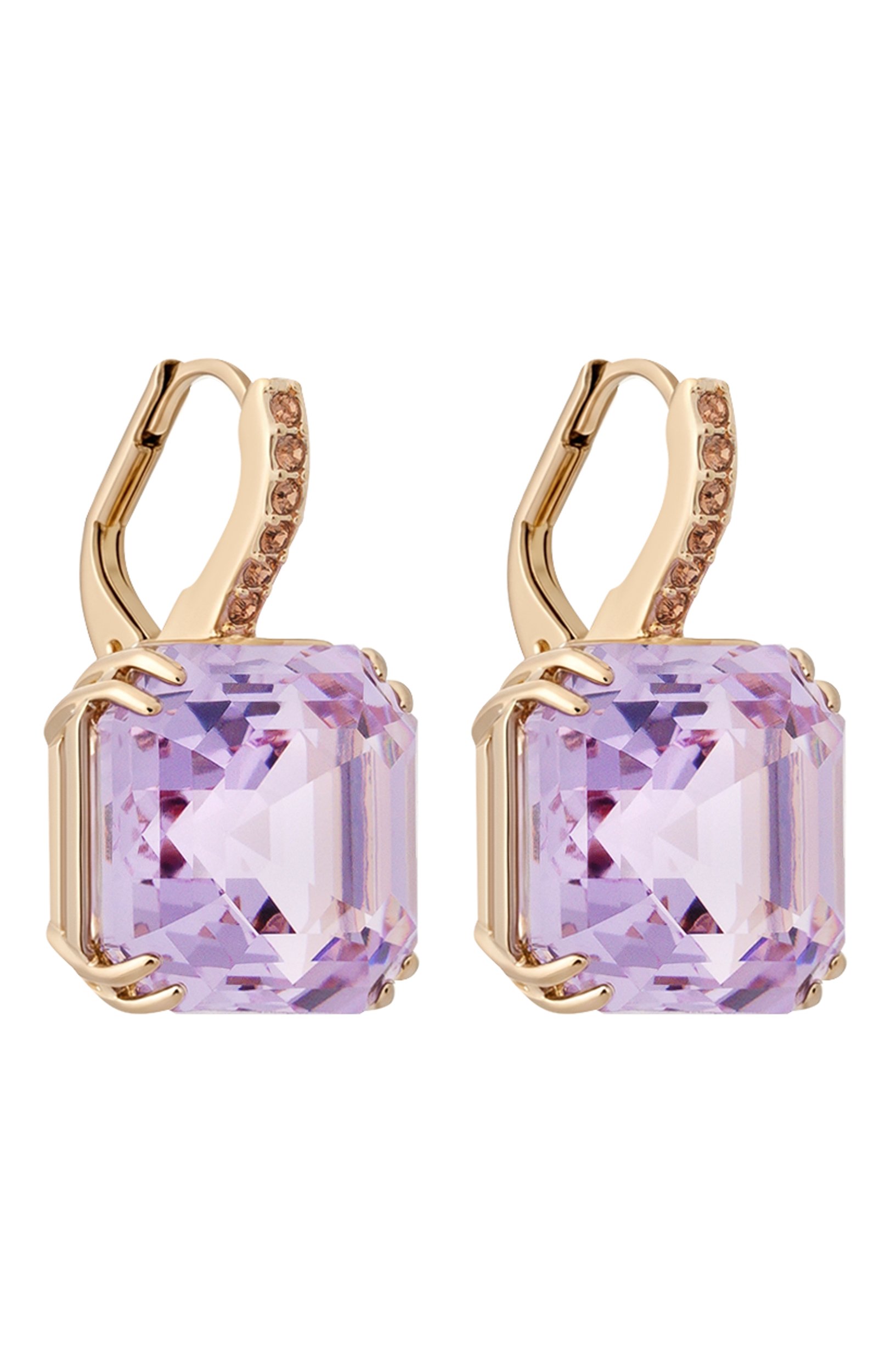 Серьги с подвесками millenia SWAROVSKI сиреневого цвета по цене 19850 руб., арт. 5759990, фото 3 Серьги с подвесками millenia SWAROVSKI, арт. 5759990, фото 3
