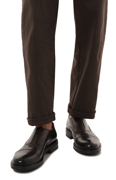 Кожаные оксфорды W.GIBBS, арт. 3169028/VIT.P0MBIER0, фото 3