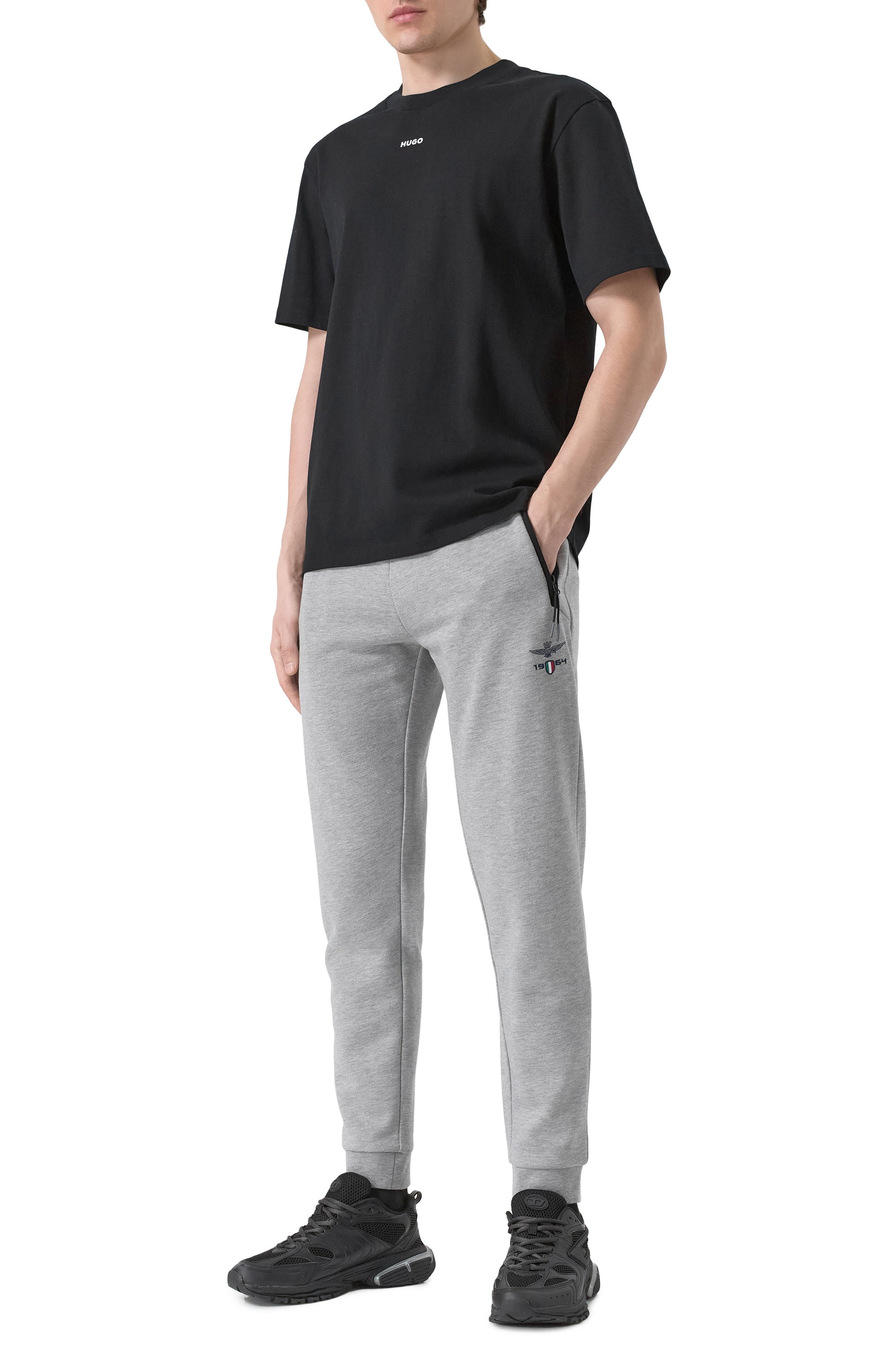 Хлопковая футболка HUGO, арт. 50488330, фото 2