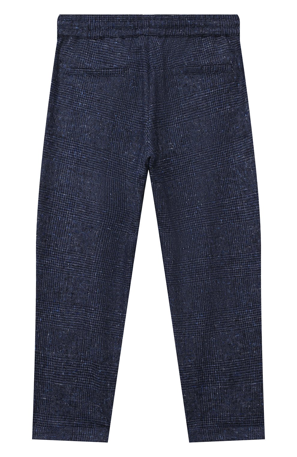 Шерстяные брюки BRUNELLO CUCINELLI синего цвета по цене 42900 руб., арт. BQ469P503A, фото 2 Шерстяные брюки BRUNELLO CUCINELLI, арт. BQ469P503A, фото 2