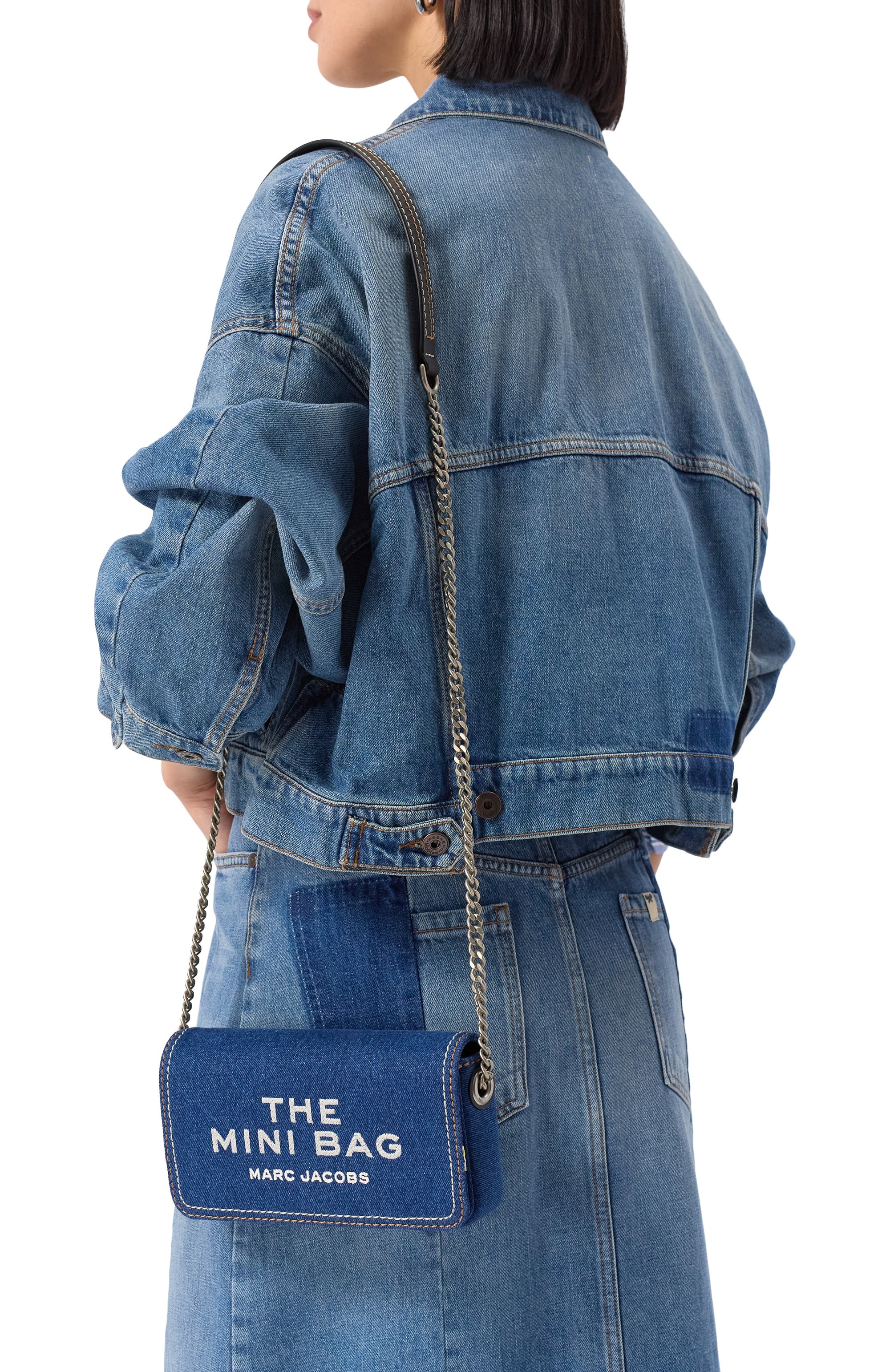 Сумка the mini bag MARC JACOBS (THE) синего цвета по цене 30700 руб., арт. 2F4SMN010S03, фото 2 Сумка the mini bag MARC JACOBS (THE), арт. 2F4SMN010S03, фото 2