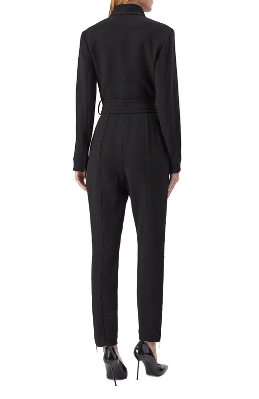 Шерстяной комбинезон Elie Saab JU110NF25/CD020 Чёрный  JU110NF25/CD020 Фото 3