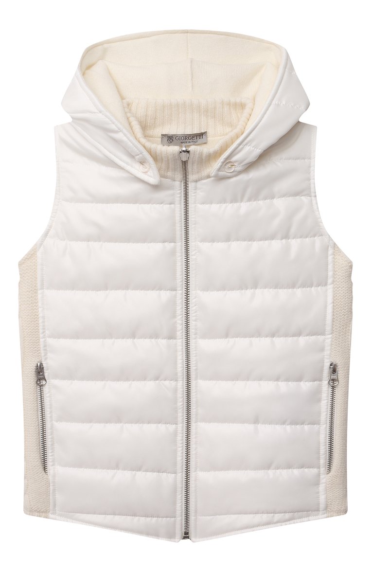 Двусторонний жилет с капюшоном GIORGETTI CASHMERE, арт. MB1370/8A-14A, фото 1