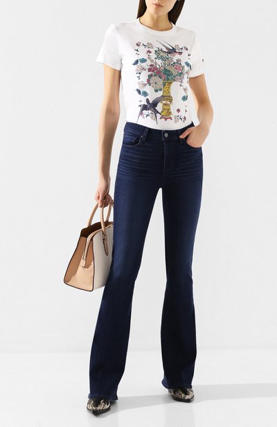 Хлопковая футболка REDVALENTINO белого цвета по цене 13050 руб., арт. SR0MG03Q/4PV, фото 2 Хлопковая футболка REDVALENTINO, арт. SR0MG03Q/4PV, фото 2
