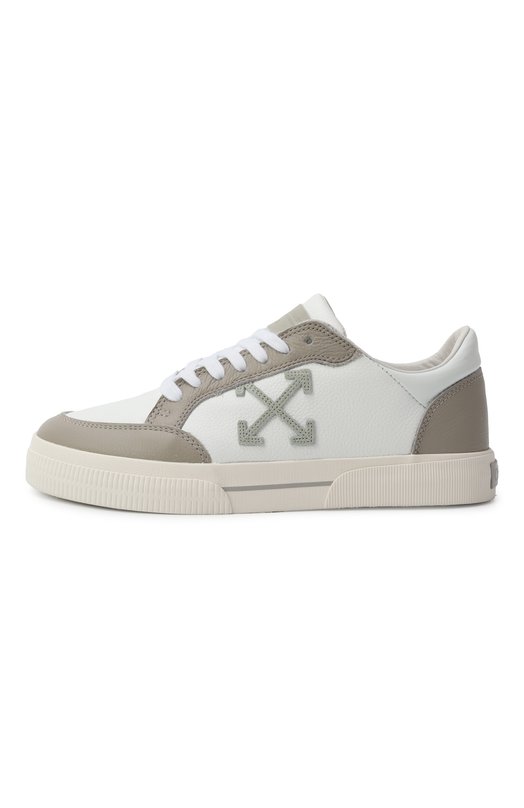Кожаные кеды New Low Vulcanized Off-White 0WIA288S25LEA001 Белый  0WIA288S25LEA001 Фото 4