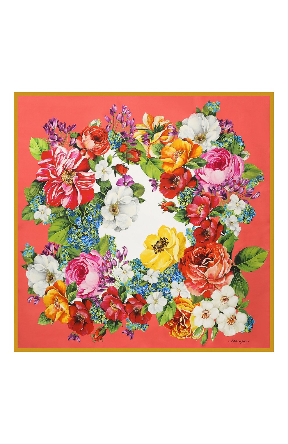 Шелковый платок DOLCE & GABBANA, арт. FN090R/GDS51, фото 3