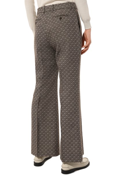 Шерстяные брюки GUCCI, арт. 616539 ZAFVN, фото 4