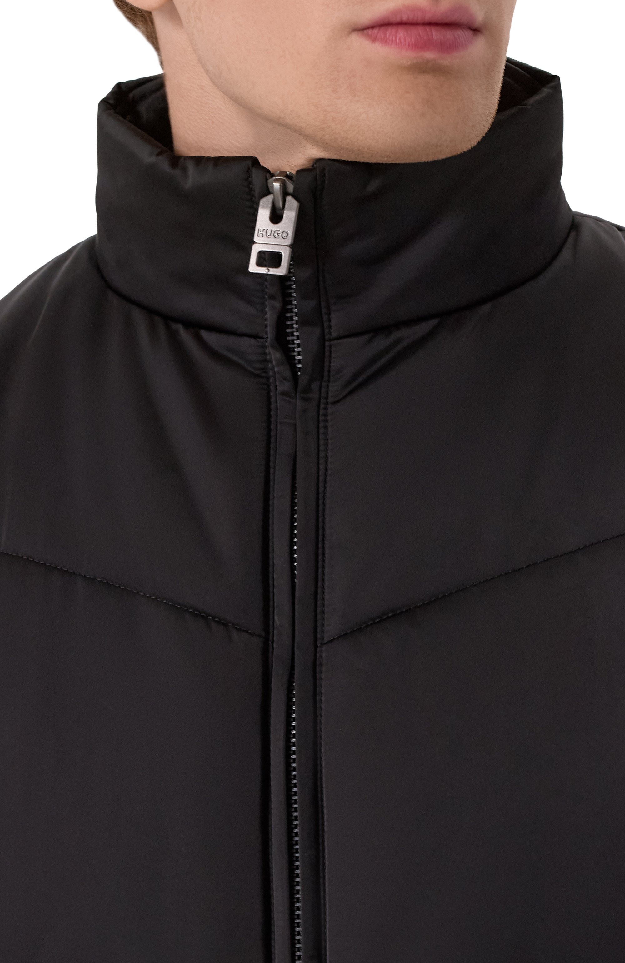 Пуховик HUGO черного цвета по цене 30950 руб., арт. 50541590, фото 5 Пуховик HUGO, арт. 50541590, фото 5