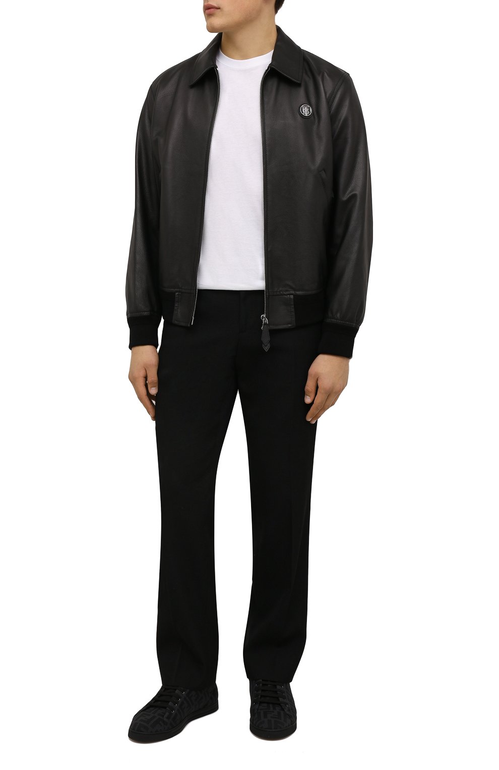 Текстильные кеды FENDI, арт. 7E1258 A7MY, фото 2