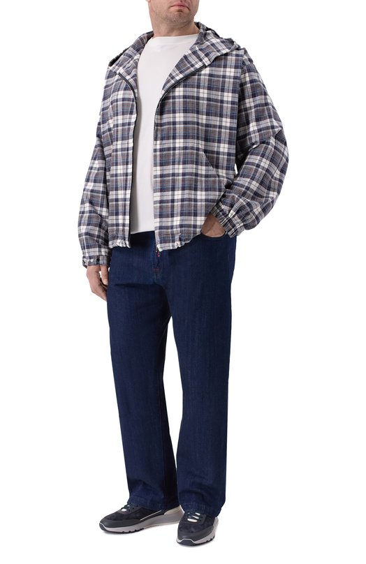 Хлопковая футболка Kiton UMC023K06R4912 Белый  UMC023K06R4912 Фото 2