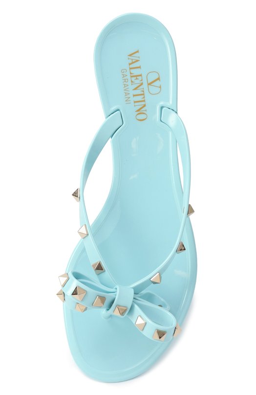 Шлепанцы Rockstud Valentino 6W2S0552/PVS Голубой  6W2S0552/PVS Фото 6