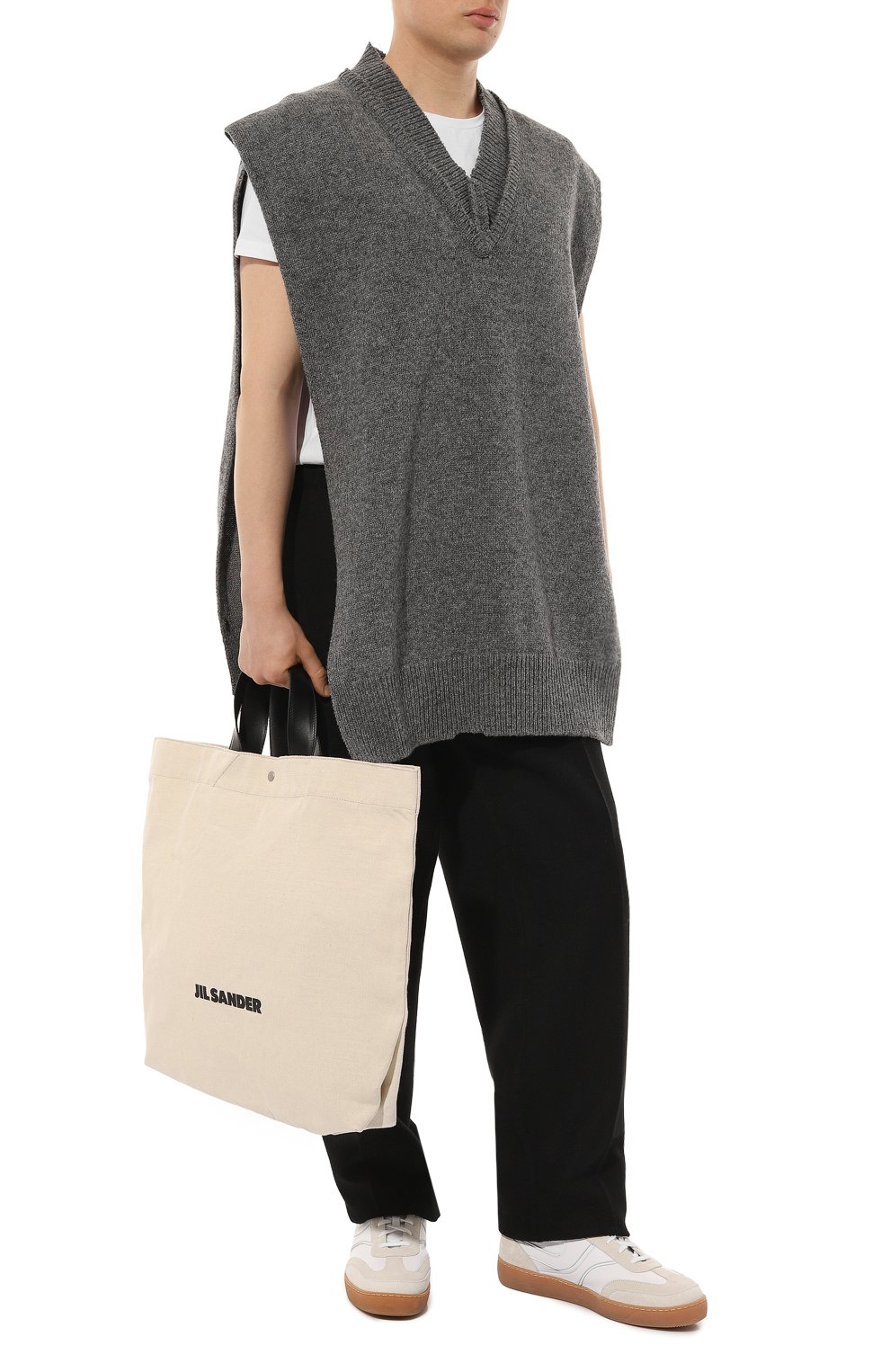 Текстильная сумка-шопер JIL SANDER, арт. J26WC0009/P4917, фото 7