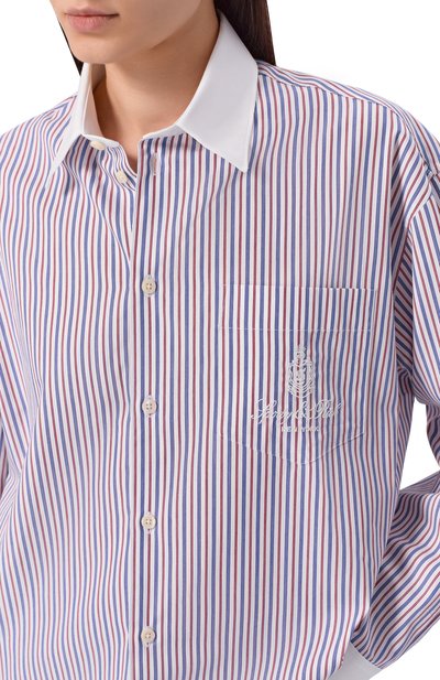 Хлопковая рубашка SPORTY AND RICH, арт. SI011508302ST233, фото 5