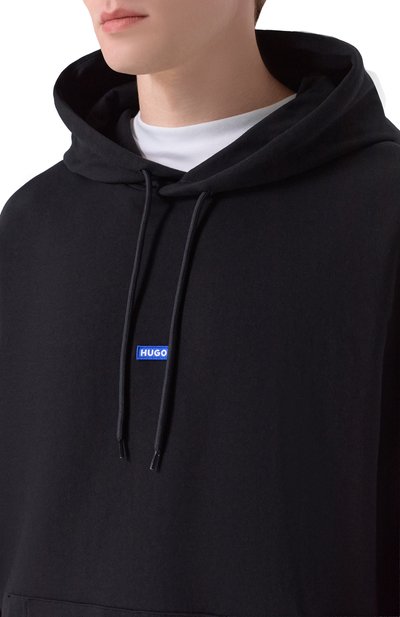 Хлопковое худи HUGO BLUE, арт. 50522369_1, фото 5