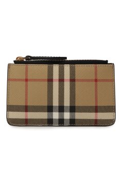 Женская футляр для ключей BURBERRY бежевого цвета, арт. 8058472 | Фото 1 (Материал сплава: Проставлено; Нос: Не проставлено; Материал: Пластик)