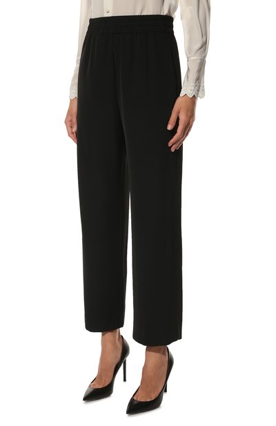 Брюки BY MALENE BIRGER черного цвета по цене 28500 руб., арт. Q70501005/LUCASSIN0, фото 3 Брюки BY MALENE BIRGER, арт. Q70501005/LUCASSIN0, фото 3