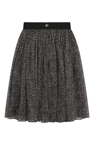 Шелковая юбка DOLCE & GABBANA, арт. L55I00/IS1ZN