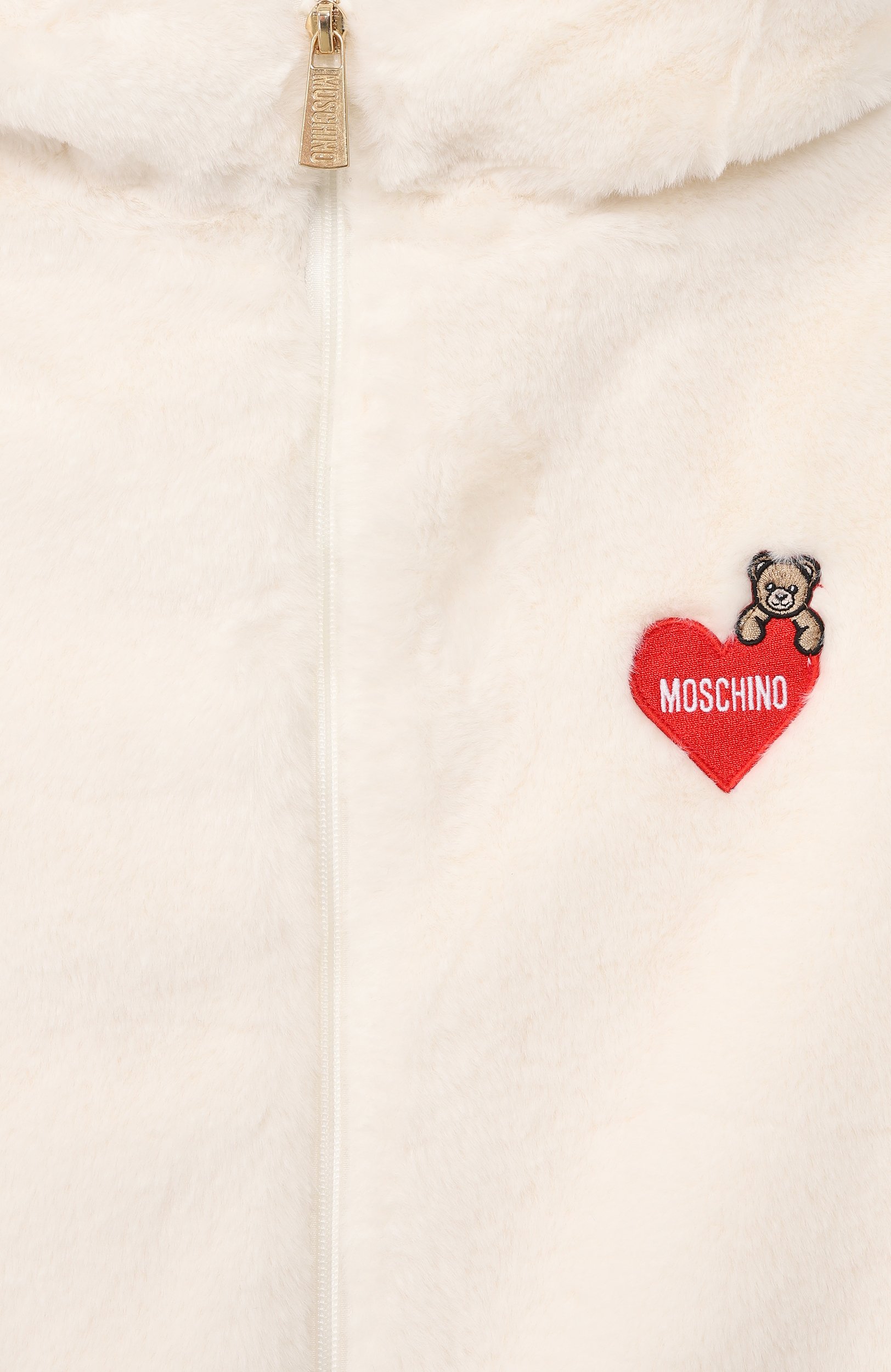 Жилет из экомеха MOSCHINO, арт. HDS059/LIA02, фото 3