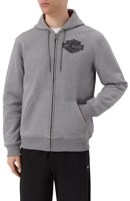 Толстовка Harley-Davidson 96009-25VM Серый  96009-25VM Фото 3