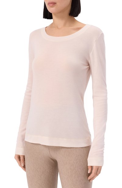 Лонгслив из шелка и кашемира HANRO, арт. 071655, фото 3