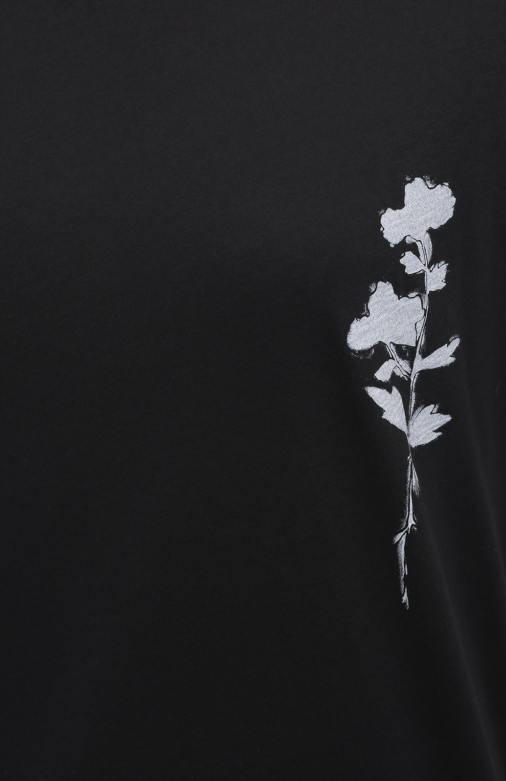 Хлопковая футболка ANN DEMEULEMEESTER черного цвета по цене 29900 руб., арт. 2002-3979-232-099, фото 5 Хлопковая футболка ANN DEMEULEMEESTER, арт. 2002-3979-232-099, фото 5
