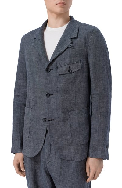 Льняной пиджак HANNES ROETHER, арт. PAR32D0NE.6048, фото 3