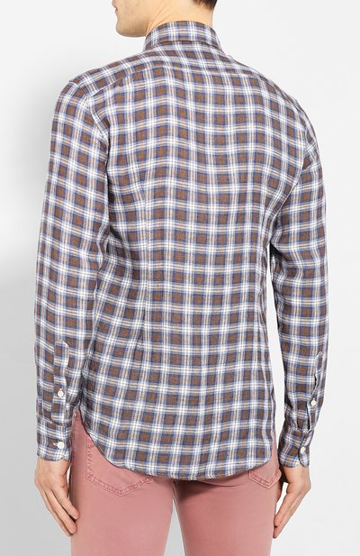 Льняная рубашка ELEVENTY PLATINUM, арт. A75CAMA05 TES0A007, фото 4