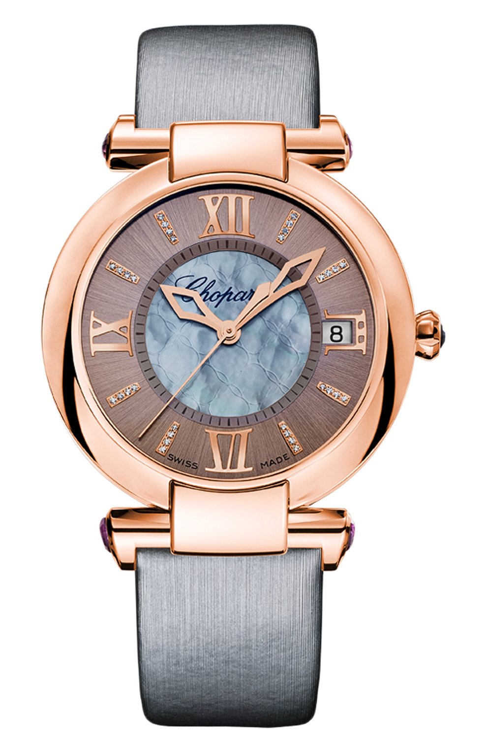 Часы rose gold date grey CHOPARD, арт. 384822-5005, фото 1