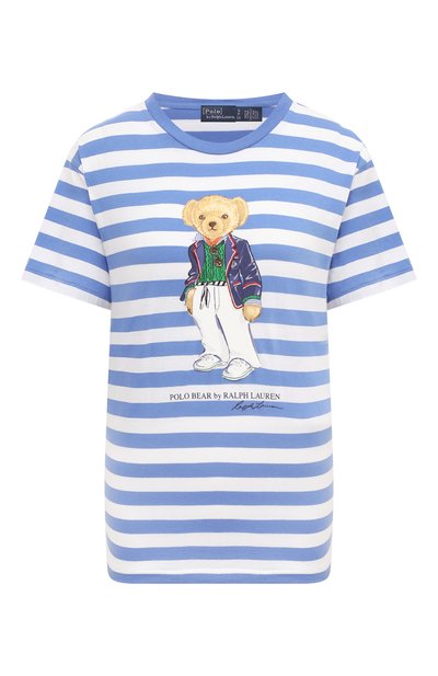 Женская хлопковая футболка POLO RALPH LAUREN, арт. 211924300