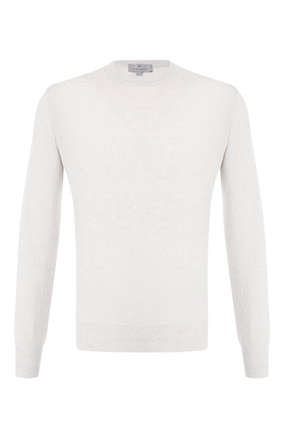 Шерстяной джемпер CANALI кремового цвета по цене 33600 руб., арт. C0012/MK00077, фото 1 Шерстяной джемпер CANALI, арт. C0012/MK00077, фото 1