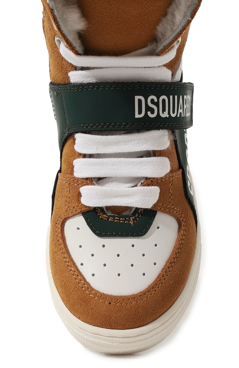 Высокие к�еды из кожи DSQUARED2, арт. 75524/20-27, фото 1
