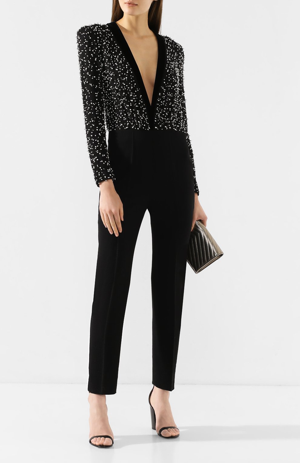 Шерстяной комбинезон GIVENCHY черного цвета по цене 478000 руб., арт. BW50DQG0CS, фото 2 Шерстяной комбинезон GIVENCHY, арт. BW50DQG0CS, фото 2