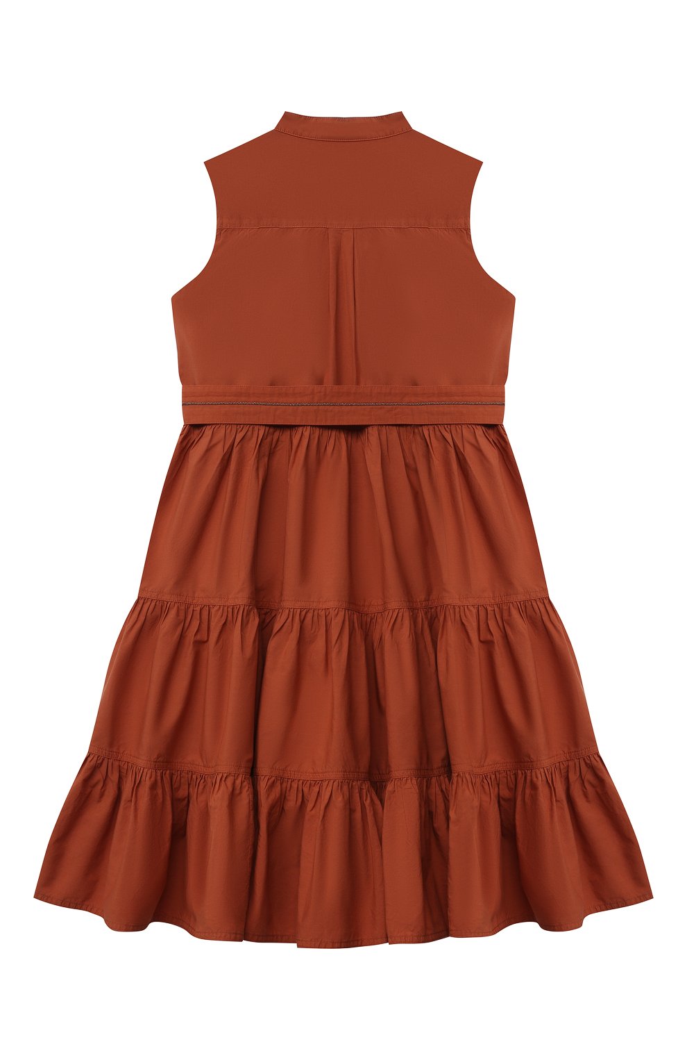 Хлопковое платье BRUNELLO CUCINELLI, арт. BH139A214C, фото 2