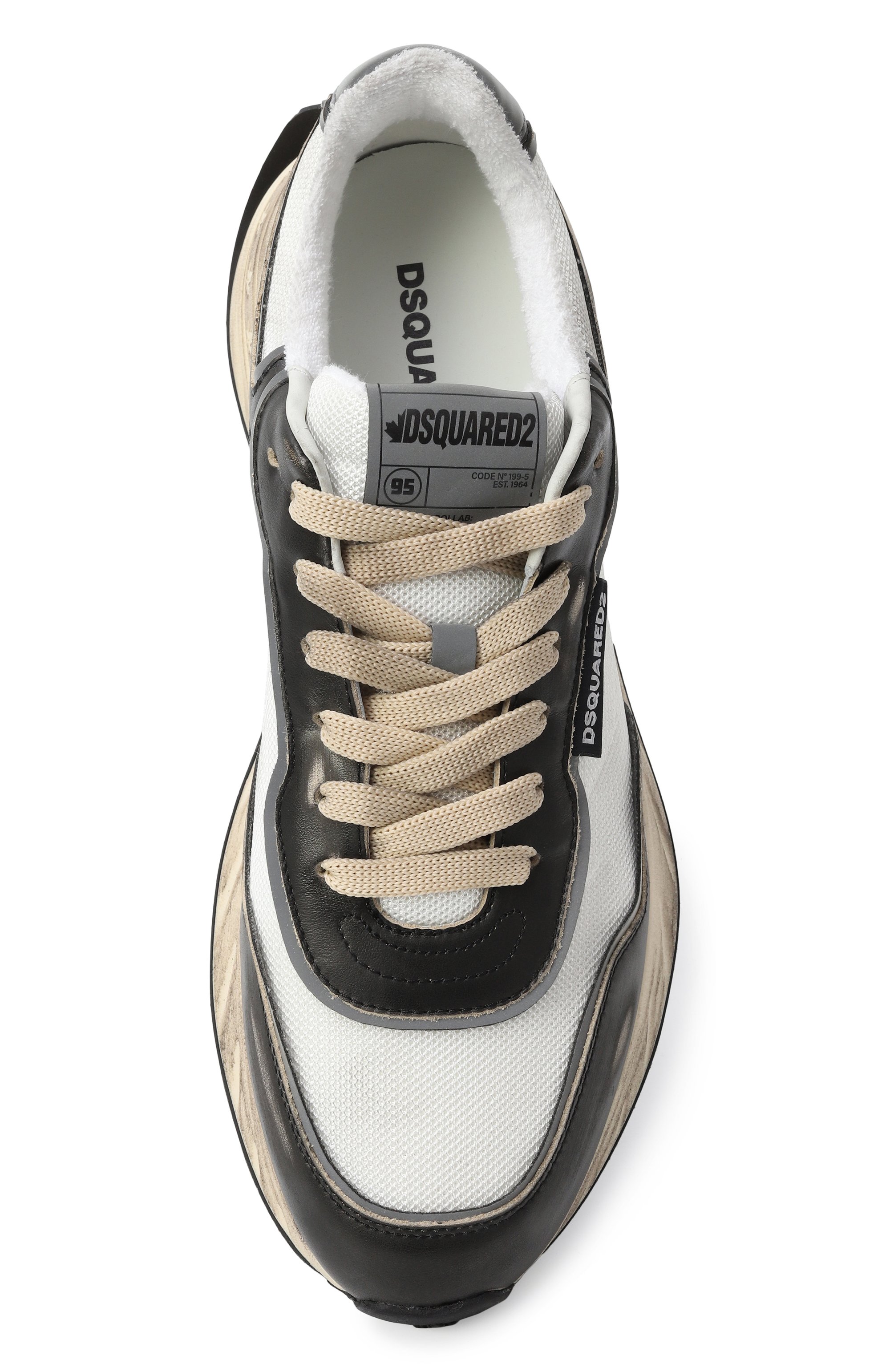 Комбинированные кроссовки sprinter DSQUARED2, арт. SNM0401/Y7708184, фото 6