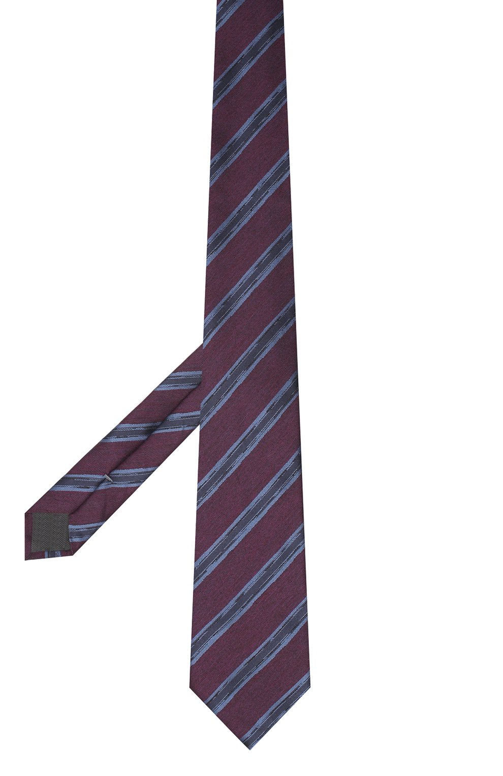 Галстук из шелка и шерсти ZEGNA фиолетового цвета по цене 20700 руб., арт. Z8E34/18H, фото 2 Галстук из шелка и шерсти ZEGNA, арт. Z8E34/18H, фото 2