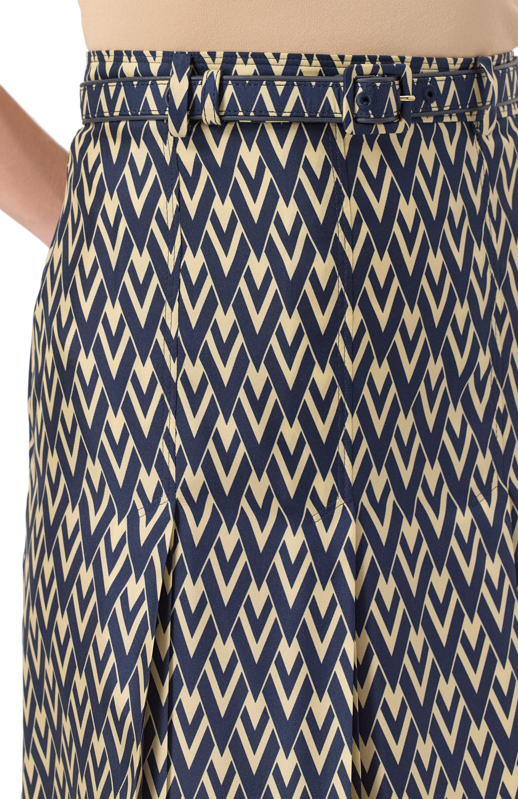 Шелковая юбка VALENTINO, арт. 6B3RACQ090R, фото 5